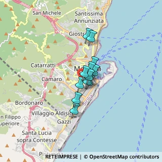 Mappa Via Girolamo Conti, 98123 Messina ME, Italia (1.04583)