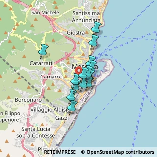 Mappa Via Girolamo Conti, 98123 Messina ME, Italia (1.25286)