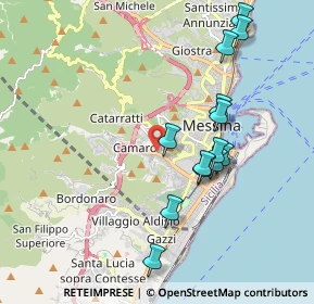 Mappa Località Camaro Inferiore, 98149 Messina ME, Italia (2.12538)