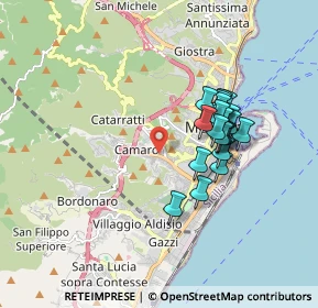 Mappa Località Camaro Inferiore, 98149 Messina ME, Italia (1.655)