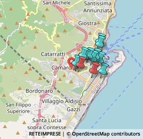 Mappa Località Camaro Inferiore, 98149 Messina ME, Italia (1.12385)