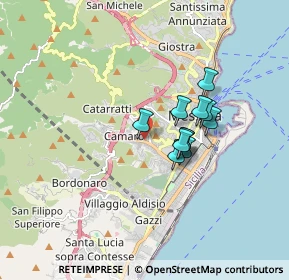 Mappa Località Camaro Inferiore, 98149 Messina ME, Italia (1.32818)
