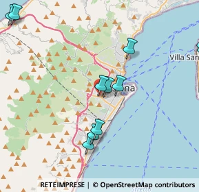 Mappa Località Camaro Inferiore, 98149 Messina ME, Italia (5.28818)