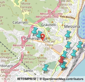 Mappa Località Camaro Inferiore, 98149 Messina ME, Italia (1.38909)