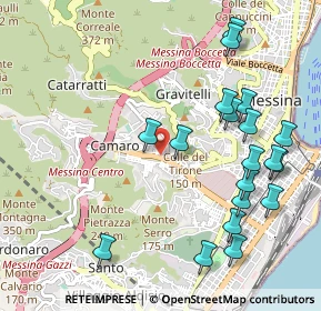 Mappa Località Camaro Inferiore, 98149 Messina ME, Italia (1.29737)