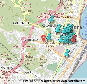 Mappa Località Camaro Inferiore, 98149 Messina ME, Italia (1.099)