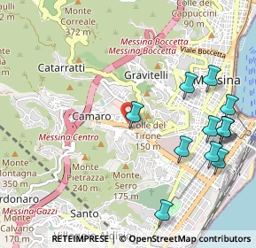 Mappa Località Camaro Inferiore, 98149 Messina ME, Italia (1.38083)