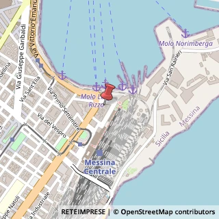 Mappa Via Alessio Valore, 21, 98122 Messina, Messina (Sicilia)