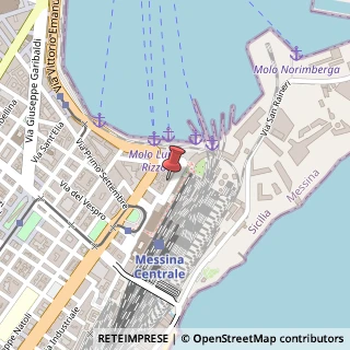 Mappa Via Calabria, 36, 98122 Messina, Messina (Sicilia)
