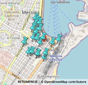 Mappa Via Terranova, 98122 Messina ME, Italia (0.364)