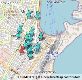 Mappa Via Giordano Bruno, 98122 Messina ME, Italia (0.452)