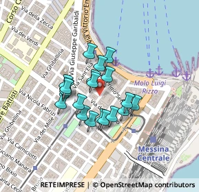 Mappa Via Terranova, 98122 Messina ME, Italia (0.167)