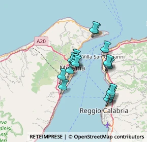 Mappa Via Giordano Bruno, 98122 Messina ME, Italia (6.38842)