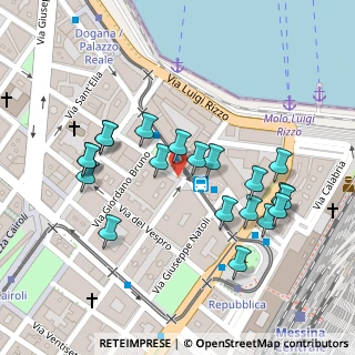 Mappa Via i, 98122 Messina ME, Italia (0.1305)