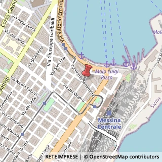 Mappa Via I Settembre, 27, 98122 Messina, Messina (Sicilia)