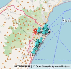 Mappa Via Pilli Gerobino, 98149 Messina ME, Italia (3.41364)