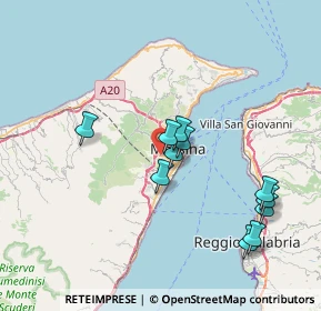 Mappa Via Pilli Gerobino, 98149 Messina ME, Italia (7.80909)