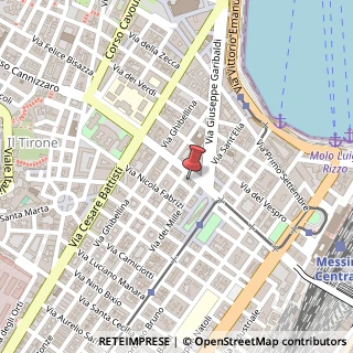 Mappa Via Dogali, 50, 98122 Messina, Messina (Sicilia)