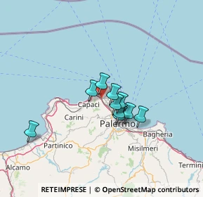 Mappa 90147 Palermo PA, Italia (10.248)