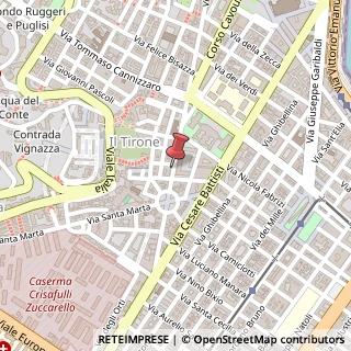Mappa Via Martino Antonino, 46, 98123 Messina, Messina (Sicilia)