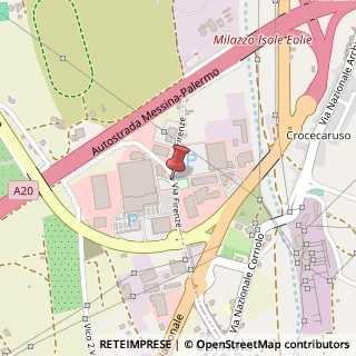 Mappa Parco Corolla, A20, 98057 Milazzo ME, Italia, 98057 Milazzo, Messina (Sicilia)