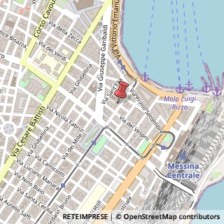 Mappa Viale San Martino,  14, 98122 Messina, Messina (Sicilia)