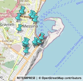 Mappa Via Campo delle Vettovaglie, 98122 Messina ME, Italia (0.97)