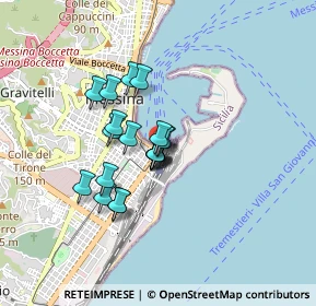 Mappa Via Campo delle Vettovaglie, 98122 Messina ME, Italia (0.642)