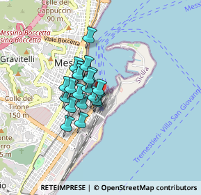 Mappa Via Campo delle Vettovaglie, 98122 Messina ME, Italia (0.6125)