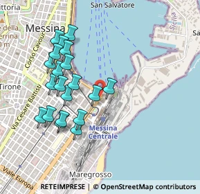 Mappa Via Campo delle Vettovaglie, 98122 Messina ME, Italia (0.5165)