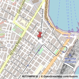 Mappa Via dei mille 77, 98122 Messina, Messina (Sicilia)