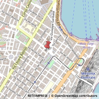 Mappa Via Dogali, 60, 98122 Messina, Messina (Sicilia)