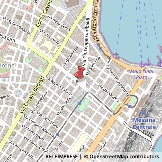 Mappa Via T. Cannizzaro, 107, 09071 Messina, Messina (Sicilia)