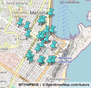 Mappa Via del Vespro, 98122 Messina ME, Italia (0.4075)