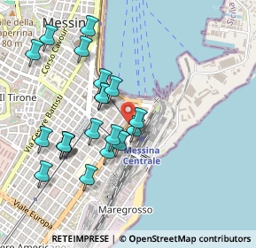 Mappa Via Magazzini Generali, 98122 Messina ME, Italia (0.524)