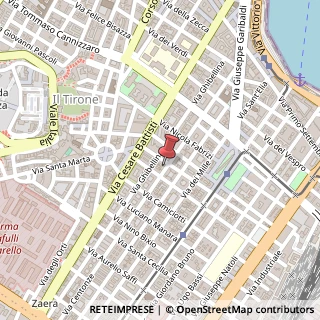 Mappa Via Centonze, 138, 98122 Messina, Messina (Sicilia)