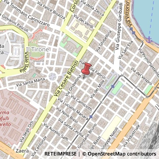 Mappa Via Centonze, 128, 98123 Messina, Messina (Sicilia)