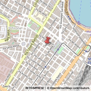 Mappa Via XXVII Luglio, 75, 98123 Messina, Messina (Sicilia)