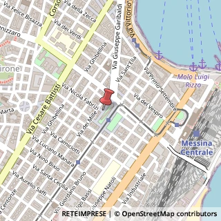 Mappa Piazza Cairoli, 98123 Messina ME, Italia, 98123 Messina, Messina (Sicilia)