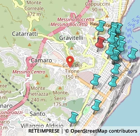 Mappa Via Comunale Camaro, 98124 Messina ME, Italia (1.44)