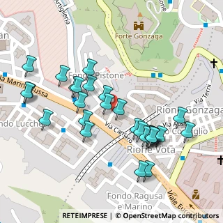 Mappa Via Modica, 98124 Messina ME, Italia (0.125)