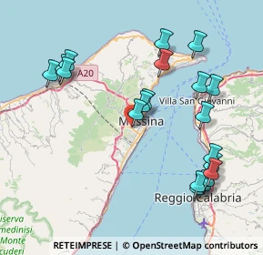 Mappa Via Comunale Camaro, 98124 Messina ME, Italia (9.752)