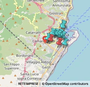 Mappa Via Comunale Camaro, 98149 Messina ME, Italia (1.14154)