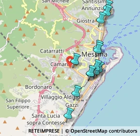 Mappa Via Comunale Camaro, 98149 Messina ME, Italia (2.11077)
