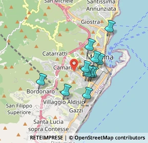 Mappa Via Comunale Camaro, 98149 Messina ME, Italia (1.48909)