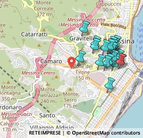 Mappa Via Comunale Camaro, 98149 Messina ME, Italia (1.1185)