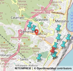 Mappa Via Comunale Camaro, 98149 Messina ME, Italia (1.34455)