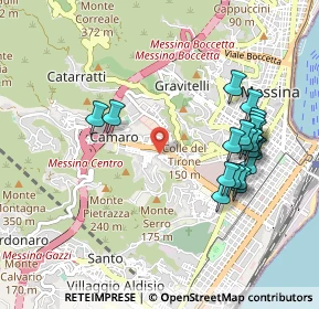 Mappa Via Comunale Camaro, 98149 Messina ME, Italia (1.125)