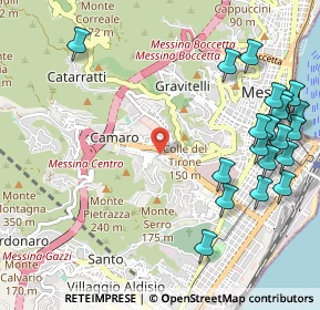 Mappa Via Comunale Camaro, 98149 Messina ME, Italia (1.5185)