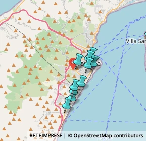 Mappa Via Rocella, 98149 Messina ME, Italia (3.23091)